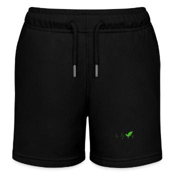 Vegan - Kinder Organic Joggingshorts Mini Bolter von Stanley/Stella - Schwarz - Vorne
