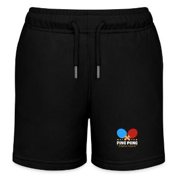 Table tennis - Kids Organic Sweat Shorts by Stanley/Stella - black - Front
