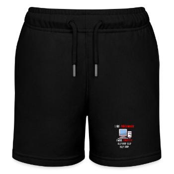 I Are Programmer Funny Computer Programming - Kinder Organic Joggingshorts Mini Bolter von Stanley/Stella - Schwarz - Vorne