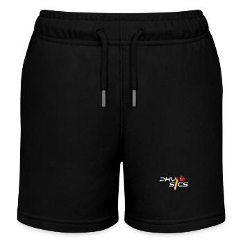 Physiker - Kinder Organic Joggingshorts Mini Bolter von Stanley/Stella - Schwarz - Vorne