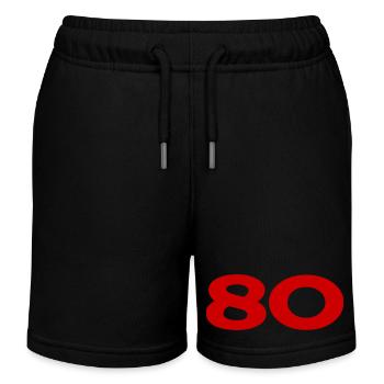 ANNIVERSARY. HAPPY BIRTHDAY. HAPPY BIRTHDAY. - Kids Organic Sweat Shorts by Stanley/Stella - black - Front