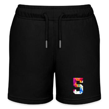 NUMMER 5 JAHRE ALT 5. GEBURTSTAG - Kinder Organic Joggingshorts Mini Bolter von Stanley/Stella - Schwarz - Vorne