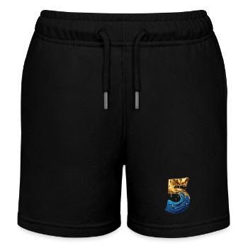 NON. 5 NUMÉRO 5 COOL 5E ANNIVERSAIRE - Short de jogging enfant bio Stanley/Stella - noir - Devant