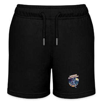 Mission erfüllt - Kinder Organic Joggingshorts Mini Bolter von Stanley/Stella - Schwarz - Vorne