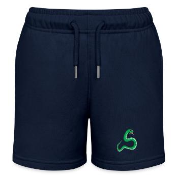 Schlange - Kinder Organic Joggingshorts Mini Bolter von Stanley/Stella - Navy - Vorne