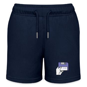 Work bench - Kids Organic Sweat Shorts by Stanley/Stella - navy - Front