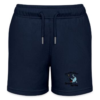 Angeln mit Opa ist das größte Glück - Kinder Organic Joggingshorts Mini Bolter von Stanley/Stella - Navy - Vorne