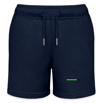 Loading bar Black Green - Kids Organic Sweat Shorts by Stanley/Stella - navy - Front