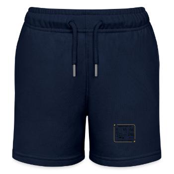 Fotografie Lustig Sprüche Fotografen Geschenk - Kinder Organic Joggingshorts Mini Bolter von Stanley/Stella - Navy - Vorne
