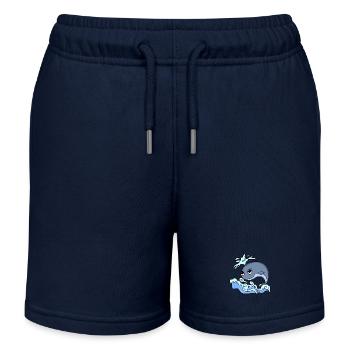 Wal - Kinder Organic Joggingshorts Mini Bolter von Stanley/Stella - Navy - Vorne