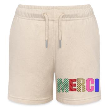 Vielen Dank - Kinder Organic Joggingshorts Mini Bolter von Stanley/Stella - Natur - Vorne