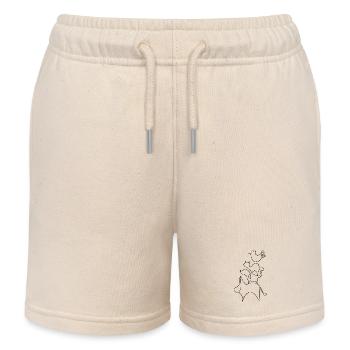 Bremer Stadtmusikanten Linien - Kinder Organic Joggingshorts Mini Bolter von Stanley/Stella - Natur - Vorne