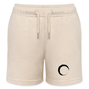 Kreis Schwarz - Kinder Organic Joggingshorts Mini Bolter von Stanley/Stella - Natur - Vorne