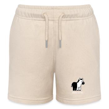 Assorted zebra - Kids Organic Sweat Shorts by Stanley/Stella - soft Ecru - Front
