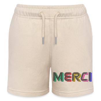 Vielen Dank - Kinder Organic Joggingshorts Mini Bolter von Stanley/Stella - Natur - Vorne