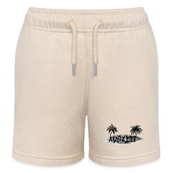 Auszeit Surfbrett - Kinder Organic Joggingshorts Mini Bolter von Stanley/Stella - Natur - Vorne