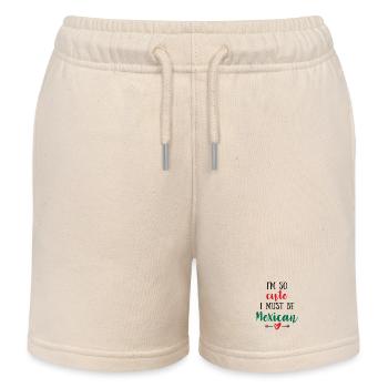 Ich bin so süß, ich muss Mexikaner sein – Baby & Kinder - Kinder Organic Joggingshorts Mini Bolter von Stanley/Stella - Natur - Vorne