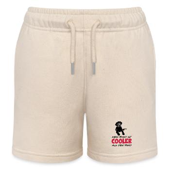 Baby Kind Cooler Hund - Kinder Organic Joggingshorts Mini Bolter von Stanley/Stella - Natur - Vorne