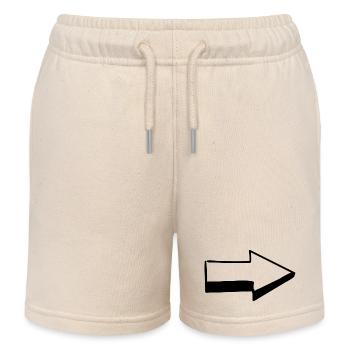 Pfeil - Kinder Organic Joggingshorts Mini Bolter von Stanley/Stella - Natur - Vorne