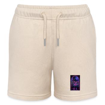 Neon-Innenhof Andalusien - Kinder Organic Joggingshorts Mini Bolter von Stanley/Stella - Natur - Vorne