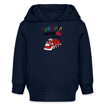 Baby Säugling Geburtstag Birthday 6 Monate - Baby Organic Hoodie Baby Cruiser von Stanley/Stella - Navy - Vorne