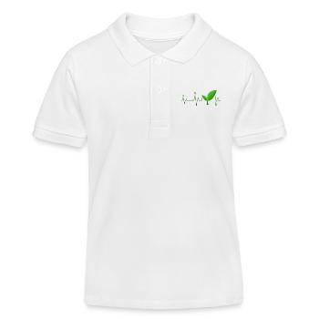 Vegan - Kinder Organic Poloshirt Mini Sprinter von Stanley/Stella - Weiß - Vorne