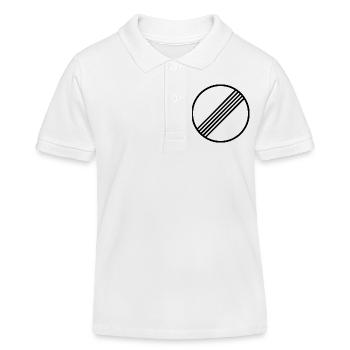 UNBEGRENZT AUTOBAHN DEUTSCHLAND - Kinder Organic Poloshirt Mini Sprinter von Stanley/Stella - Weiß - Vorne
