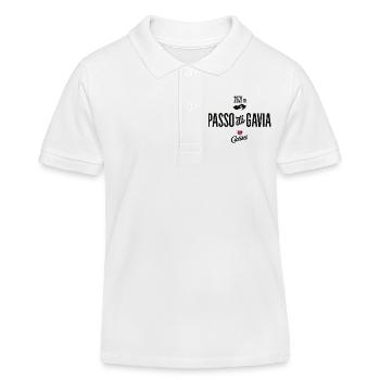 Gavia Pass - Kinder Organic Poloshirt Mini Sprinter von Stanley/Stella - Weiß - Vorne