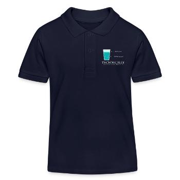 Wissenschaft - Kinder Organic Poloshirt Mini Sprinter von Stanley/Stella - Navy - Vorne