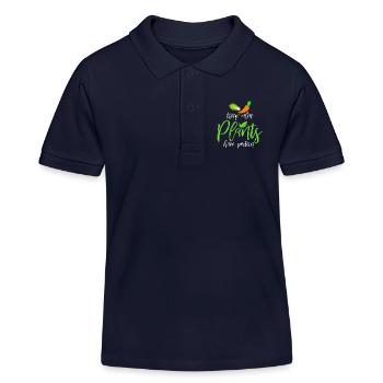 Vegan - Kinder Organic Poloshirt Mini Sprinter von Stanley/Stella - Navy - Vorne