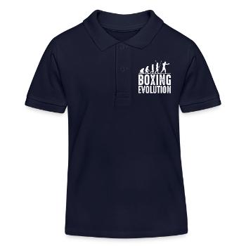 Boxer - Kinder Organic Poloshirt Mini Sprinter von Stanley/Stella - Navy - Vorne