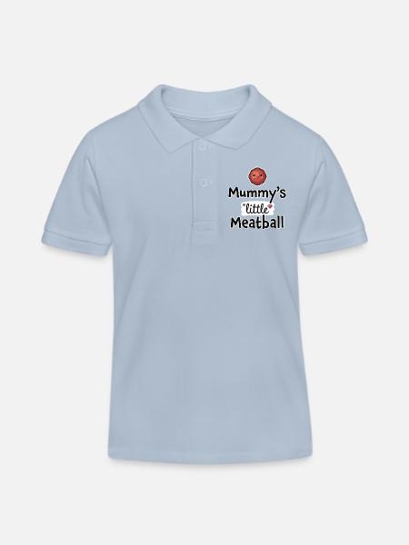 Mamas kleines Fleischbällchen – Baby- und Kinderkleidung - Kinder Organic Poloshirt Mini Sprinter von Stanley/Stella - sky Blue