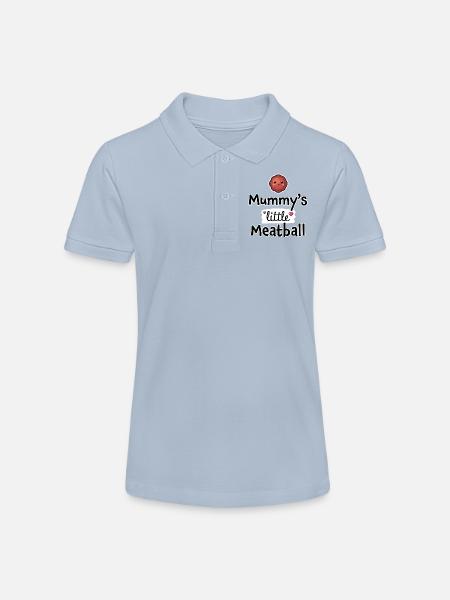 Mamas kleines Fleischbällchen – Baby- und Kinderkleidung - Stanley/Stella Teenager Bio-Poloshirt MINI SPRINTER - sky Blue