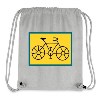 FAHRRAD. FAHRRAD - Stanley/Stella recycelter Gym Bag - Grau meliert - Vorne