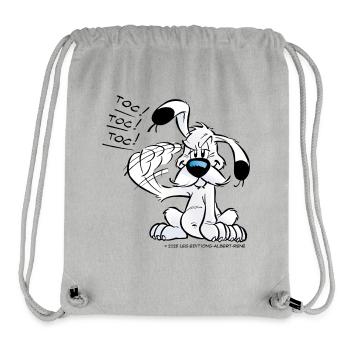 Asterix & Obelix Idefix Klopft Toc Toc Toc - Stanley/Stella recycelter Gym Bag - Grau meliert - Vorne