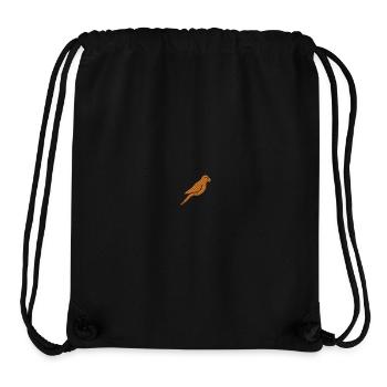 Embroidered parrot - Stanley/Stella Recycled Gym Bag - black - Front