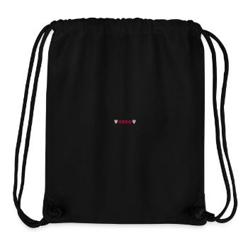 XOXO embroidered - Stanley/Stella Recycled Gym Bag - black - Front