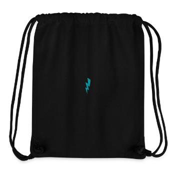 Embroidered lightning bolt - Stanley/Stella Recycled Gym Bag - black - Front