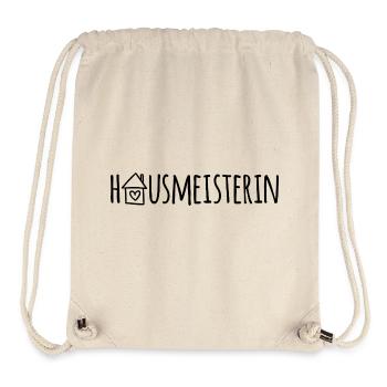 Hausmeisterin - Stanley/Stella recycelter Gym Bag - Naturweiß - Vorne