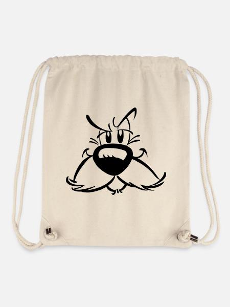 Asterix & Obelix - Idefix Kostüm - Stanley/Stella recycelter Gym Bag - Naturweiß