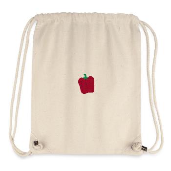 Peppers embroidered - Stanley/Stella Recycled Gym Bag - natural - Front