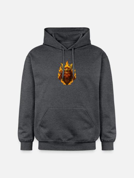 EMBER RONIN - Gildan Unisex Softstyle® Midweight Hoodie - dark heather grey
