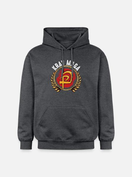 Krav Maga - Gildan Unisex Softstyle® Midweight Hoodie - dark heather grey