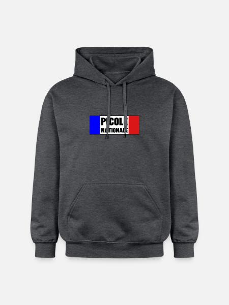 Picole Nationale - Sweat à capuche Softstyle® Gildan Unisexe - gris foncé chiné