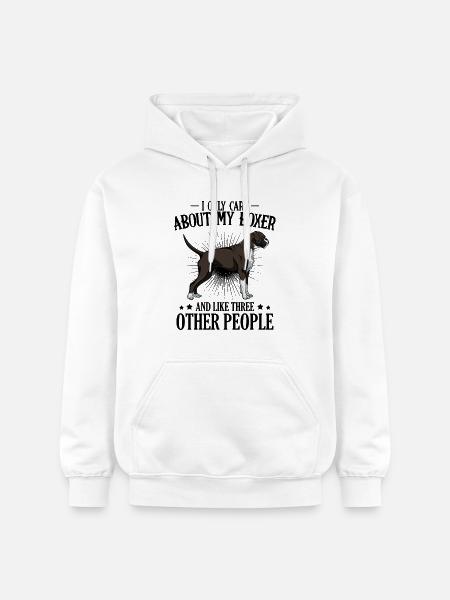 boxeur - Sweat à capuche Softstyle® Gildan Unisexe - blanc