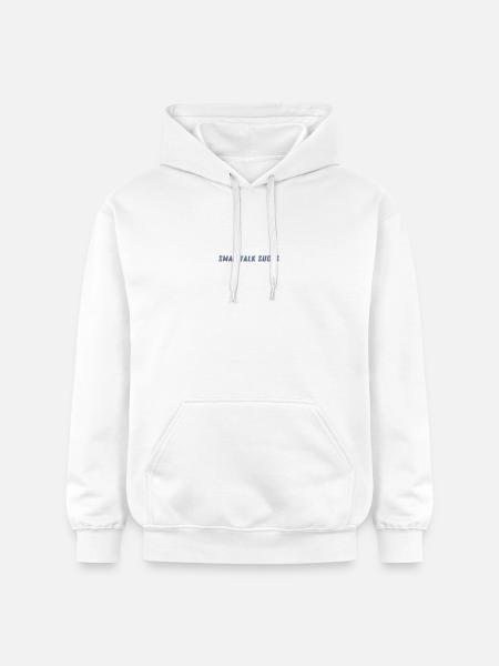 SMALLTALK SUCKS - Spread it! - Gildan Unisex Softstyle® Midweight Hoodie - Weiß