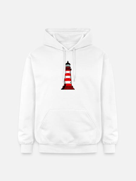 Leuchtturm - Gildan Unisex Softstyle® Midweight Hoodie - Weiß