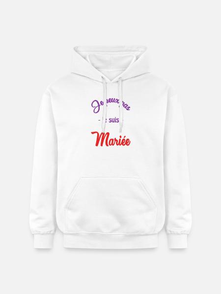 MARIEE. FUTURE MARIEE - Sweat à capuche Softstyle® Gildan Unisexe - blanc
