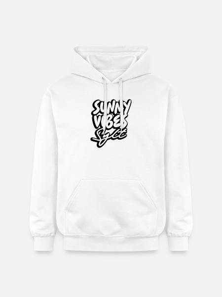 SUNNY VIBES SYLT - Gildan Unisex Softstyle® Midweight Hoodie - white