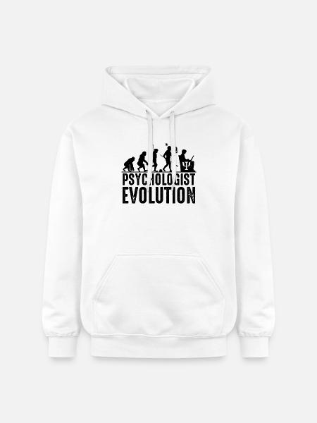 psychologue - Sweat à capuche Softstyle® Gildan Unisexe - blanc